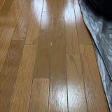フローリング他社の補修跡｜大阪市中央区